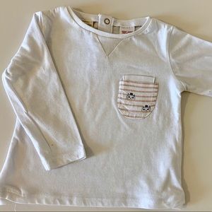 ZARA Babygirl long sleeve cotton t-shirt